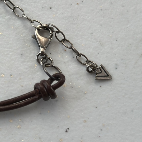 Turquoise, sterling and tigers eye silpada necklace - Picture 3 of 4